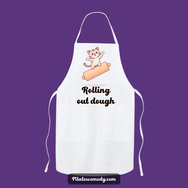 Funny Cat Kitchen Apron - Playful Chef Gift for Cat Lovers