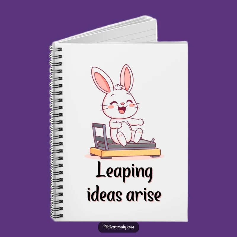 Funny Bunny Pilates Notebook: Joyful Graceful Character Journal